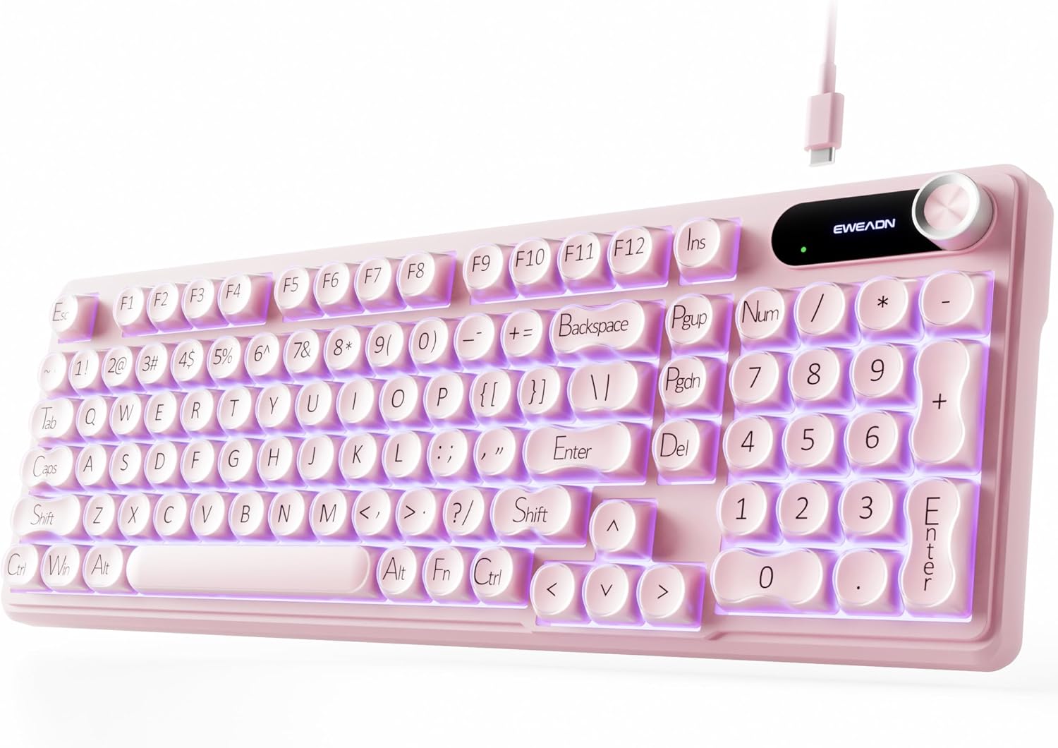 EWEADN Wired Creamy Keyboard with Review: Is It Good for Daily Use?